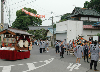 大宝八幡宮の祭と四季(7〜9月)の画像です。 大宝八幡宮の祭と四季(7〜9月)
