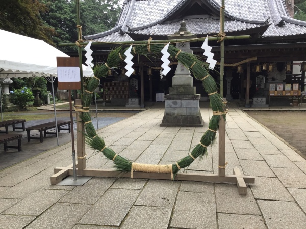 夏越の大祓の茅の輪