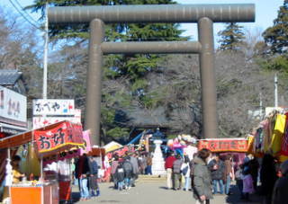 正月の露店